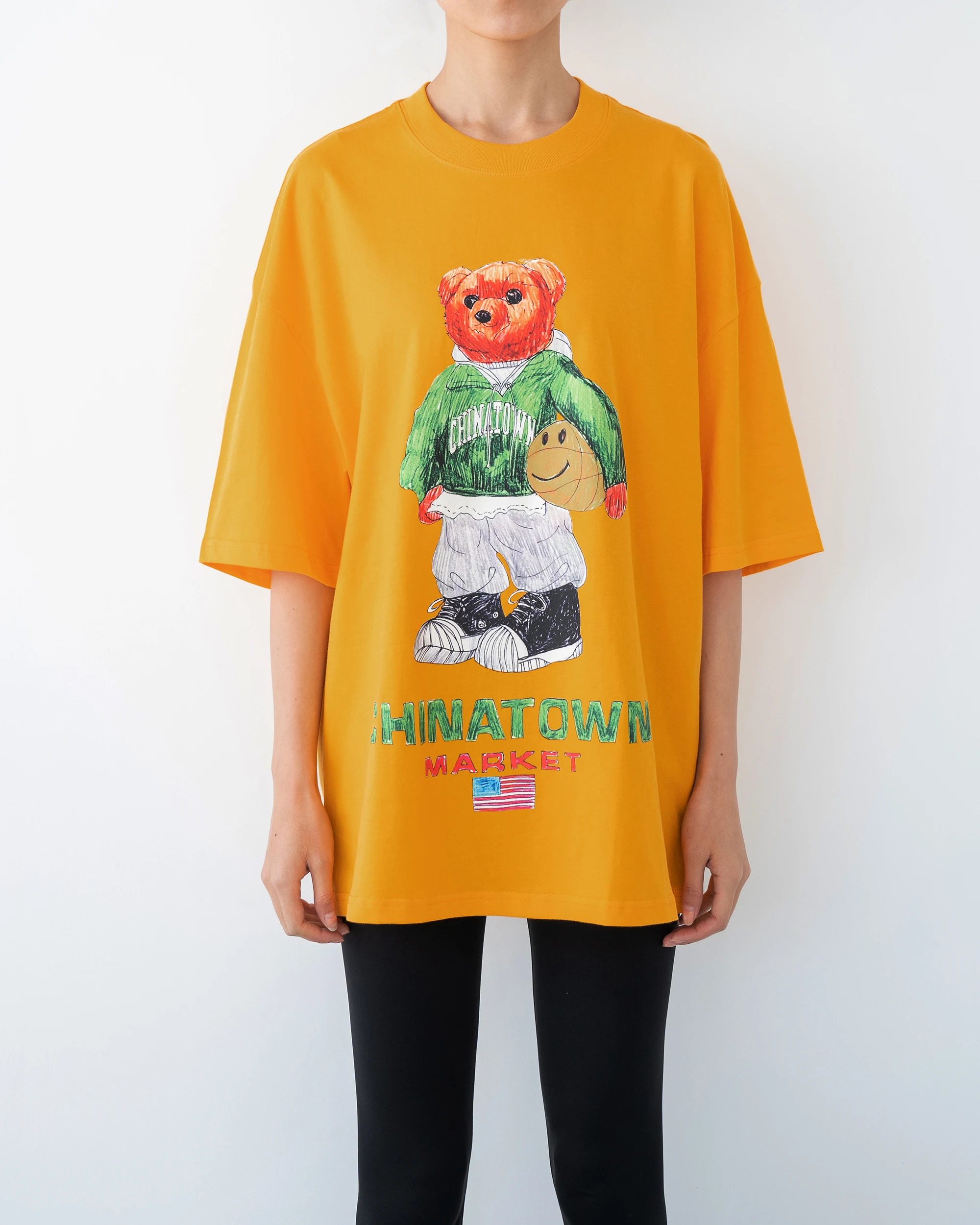 

VFIVE UNFOUR Tshirts Harajuku Cartoon Bears Streetwear Tees Shirts Hip Hop Casual Cotton Short Sleeve T-Shirts Mens Loose Tops