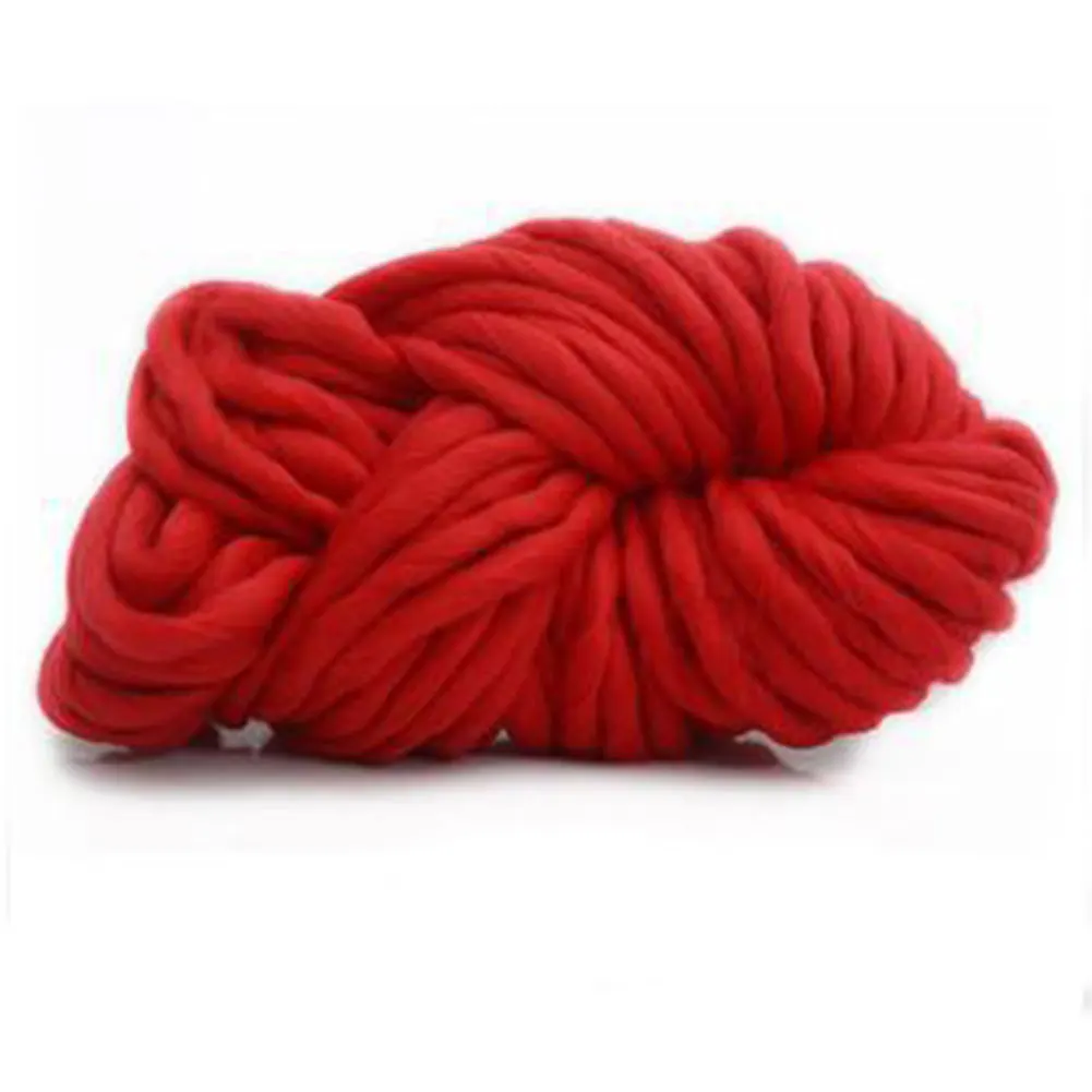 Горячая продажа 30 м массивное вязаное одеяло мягкая искусственная шерсть пряжа