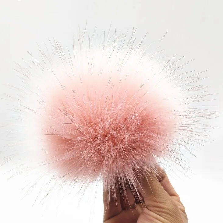 

12cm DIY Artificial Fur Pompoms Fur Ball Hairy Ball For Knitted Beanies Cap Hat Shoes Bags Clothing Accessory