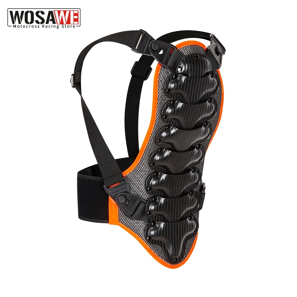 

WOSAWE Children's Motorcycle Armor Protection Motocross Clothing Jacket Protector Moto Back Armor Knee Protector Protector Gear