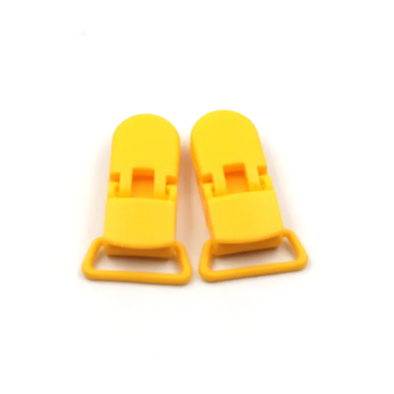 yellow 10 шт. Детская Соска с зажимом и цепью, пищевая Соска с зажимом, пустышка для новорожденных, пустышка с зажимом на цепочке, держатель с 20 клипсами - Цвет: yellow