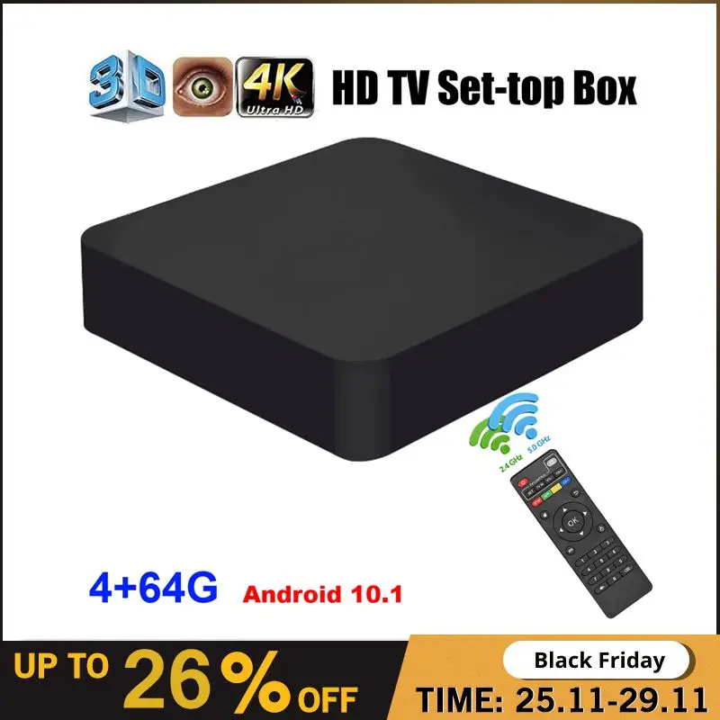 

Android, обновленная ТВ-приставка, семейная ТВ-приставка 4k HD, ТВ-Приставка Smart Home, Wi-Fi, ТВ-приставка, высокоскоростной сетевой плеер, двухдиапазон...