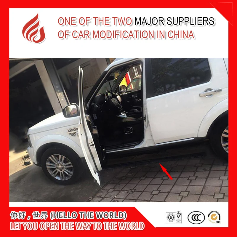 

High quality Automatic scaling Electric pedal side step running board for discovery 3 discovery 4