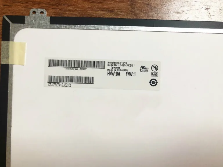 

B140HAK01 B140HAK01.1 touch screen LED LCD Matrix Screen 14" FHD 1080P IPS assembly Display Panel H/W:0A 1
