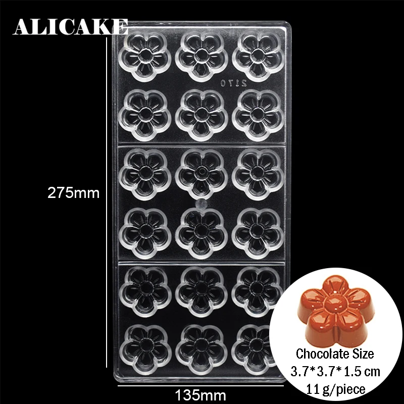 

Формы для шоколадных конфет, Цветок сакуры, формы для помадки, поликарбонатный пластиковый поднос, формы для выпечки тортов, инструменты дл...