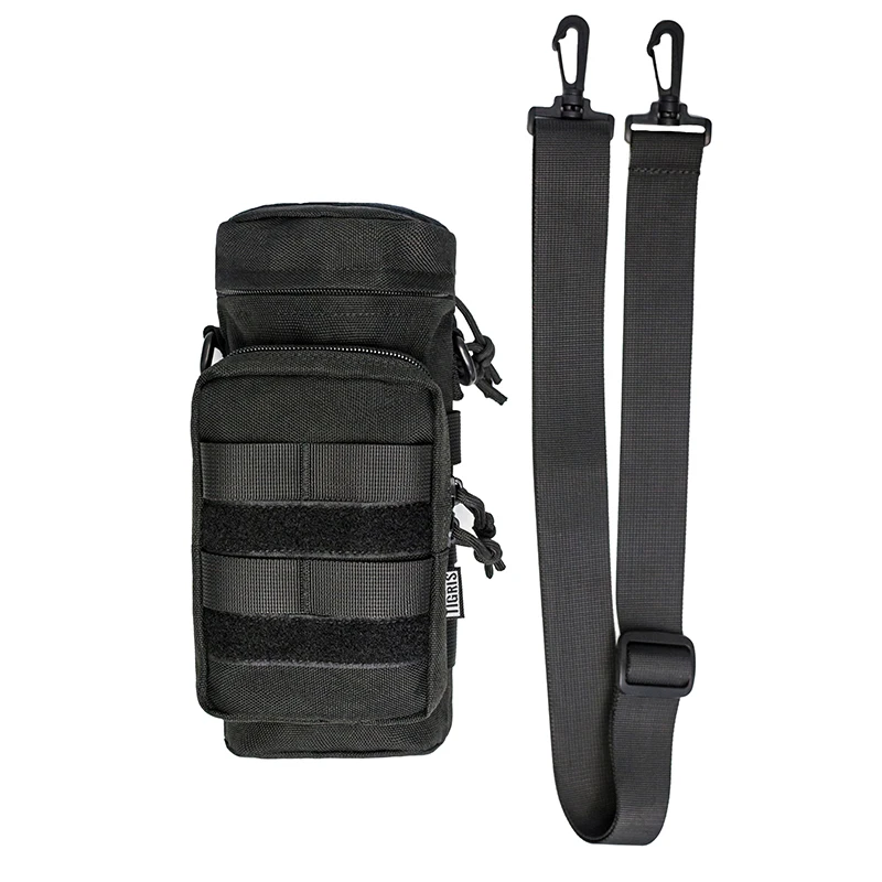 

OneTigris Tactical EDC Water Bottle Pouch MOLLE Sports Bottles SNIPER Water Bottle Holder Bag With Shoulder Strap