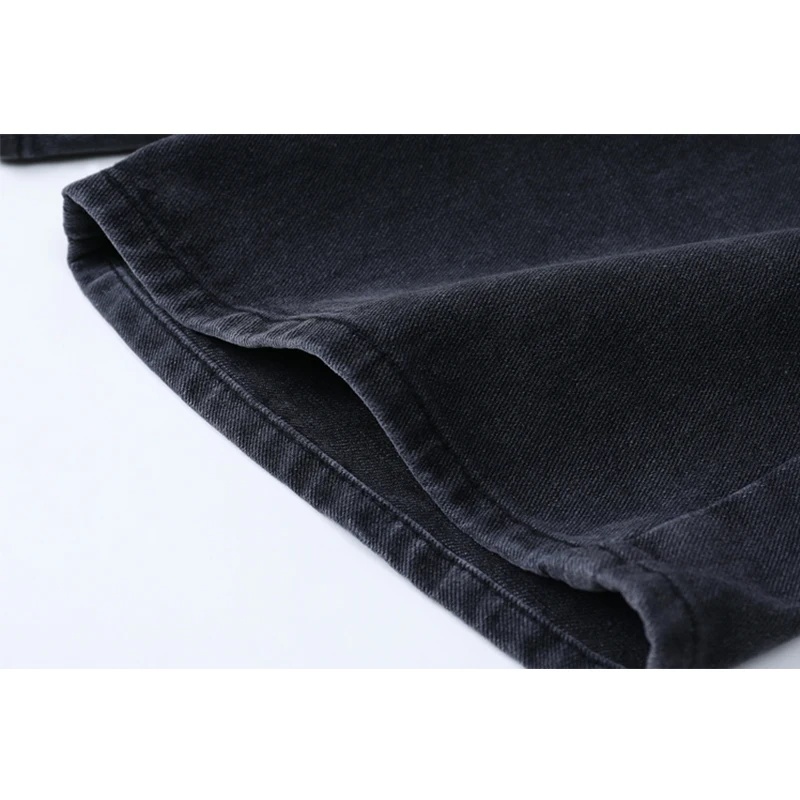 Шорты женские джинсовые с завышенной талией повседневные свободные Модные