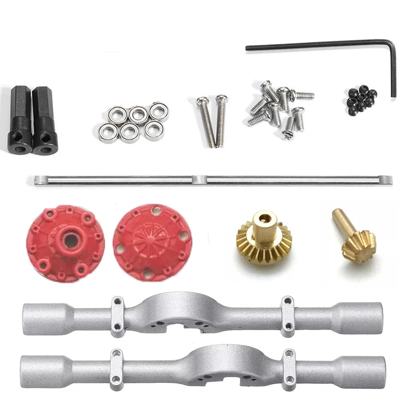 

Metal Rear Bridge Axle with Gear for WPL D12 B14 B24 B16 B36 C14 C24 C34 C44 RC Car Upgrade Parts Accessories