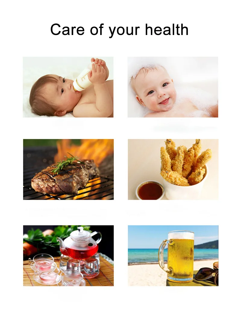 EAAGD мгновенный считывающий термометр быстрый цифровой электронный для еды