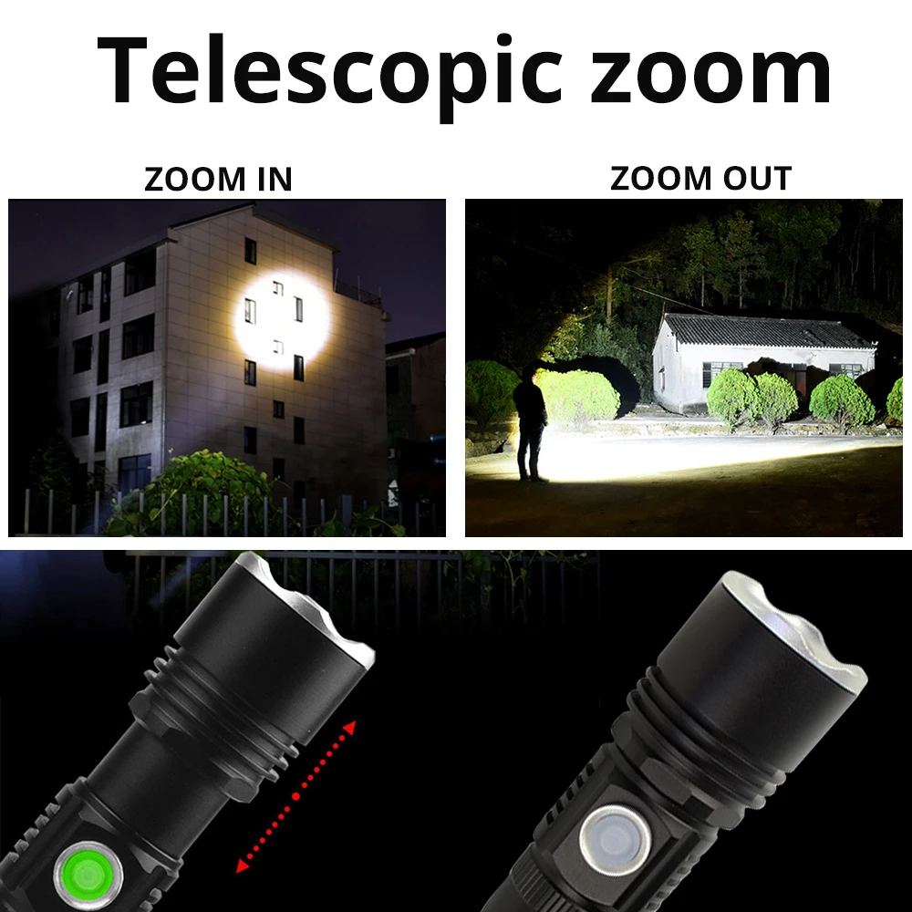 Супер яркий светодиодный перезаряжаемый Магнитный флэш-светильник с COB рабочий