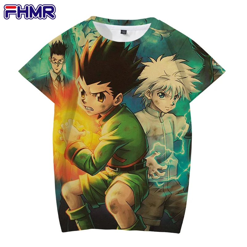 

Summer T-shirt Full-time Hunter T Shirts Round Collar Fashion Short Sleeves T-shirts 3D Prints Boys Clothes For Male Casual tops