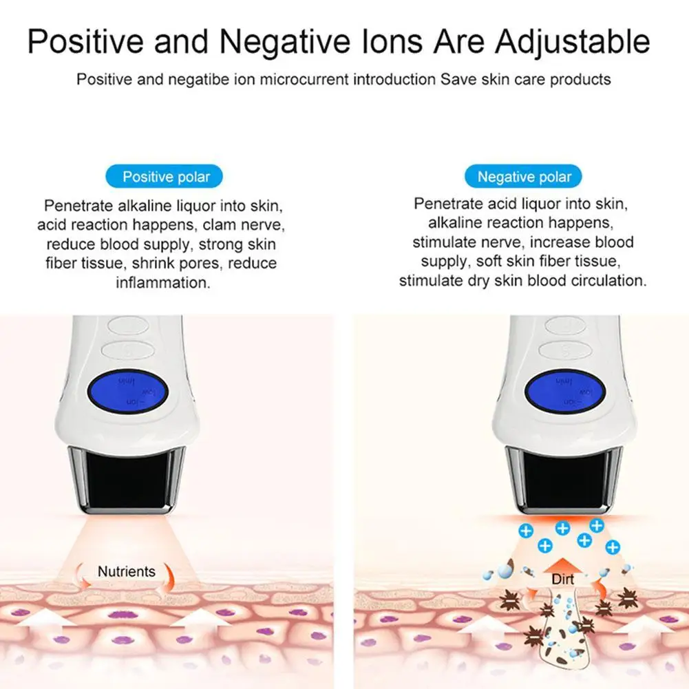 

Faci-al Machine Handheld Spa Electroporator Skin Tightening Face Lift Microcurrent Galvanic Current Device Skin Care