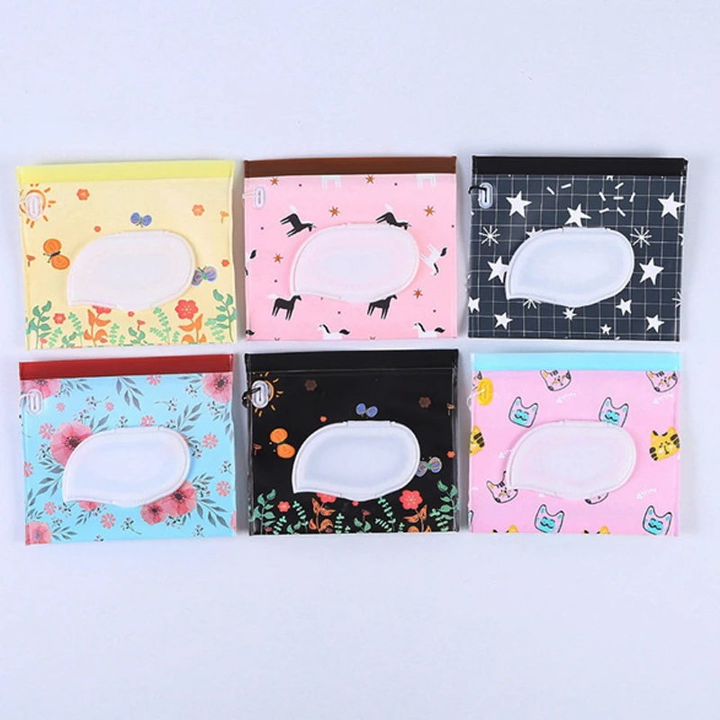 Портативная коробка для детских влажных салфеток с защелкой контейнер