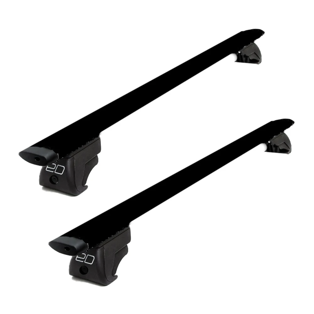 Trunk ed on the rails Toyota Land Cruiser 200 SUV 2007-on N. V.-wing-shaped black cross-bars-with a lock-135 cm.Aluminum Roof Rack For Car Top