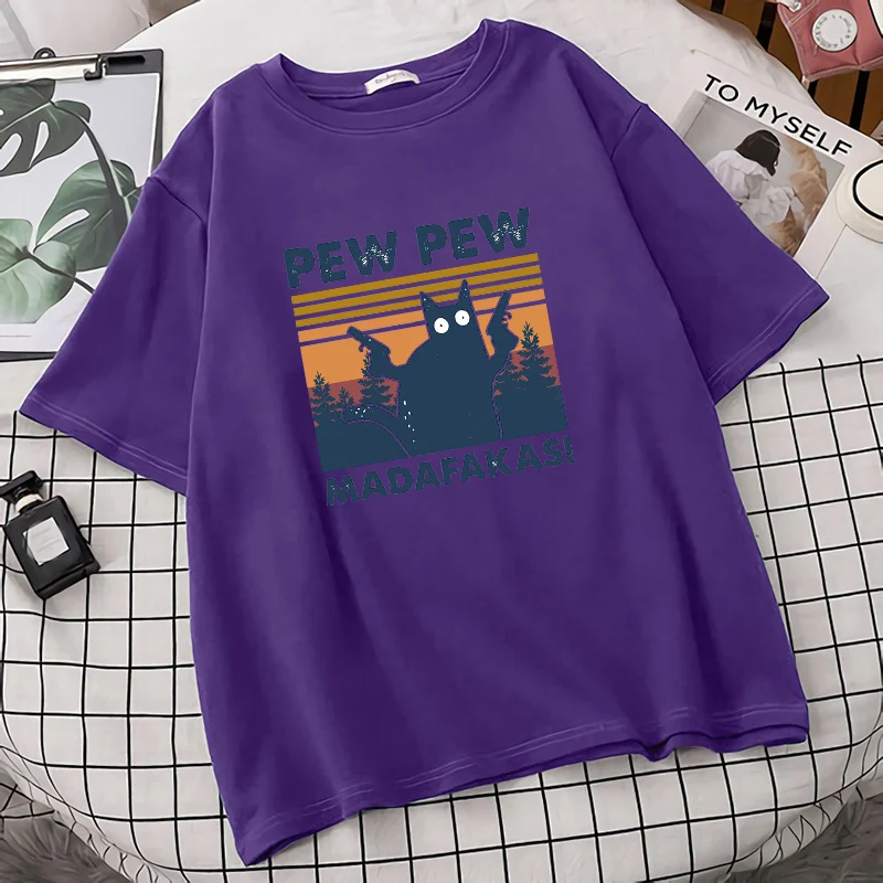 

Pew Pew Madafakas Woman Oversize T-shirt Cotton Short Sleeve Cotton T shirt Summer 2021 Harajuku Big Size Female Graphic Tshirt