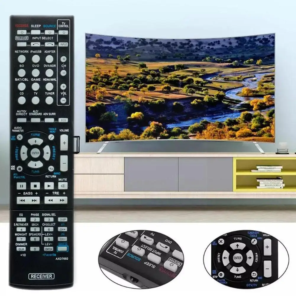 

New Plastic Replacement AXD7692 Remote Control For Pioneer Amplifier Stereo Receiver AV Audio/Video X9J2