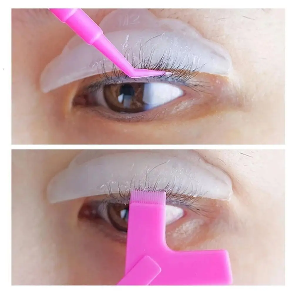 

10pcs Eyelash Perming Stick Tool Lashes Extension Hot Tool Lifting Shape Brush Glue Comb Y Spoon Applicator Lash Curler Mak P0y2