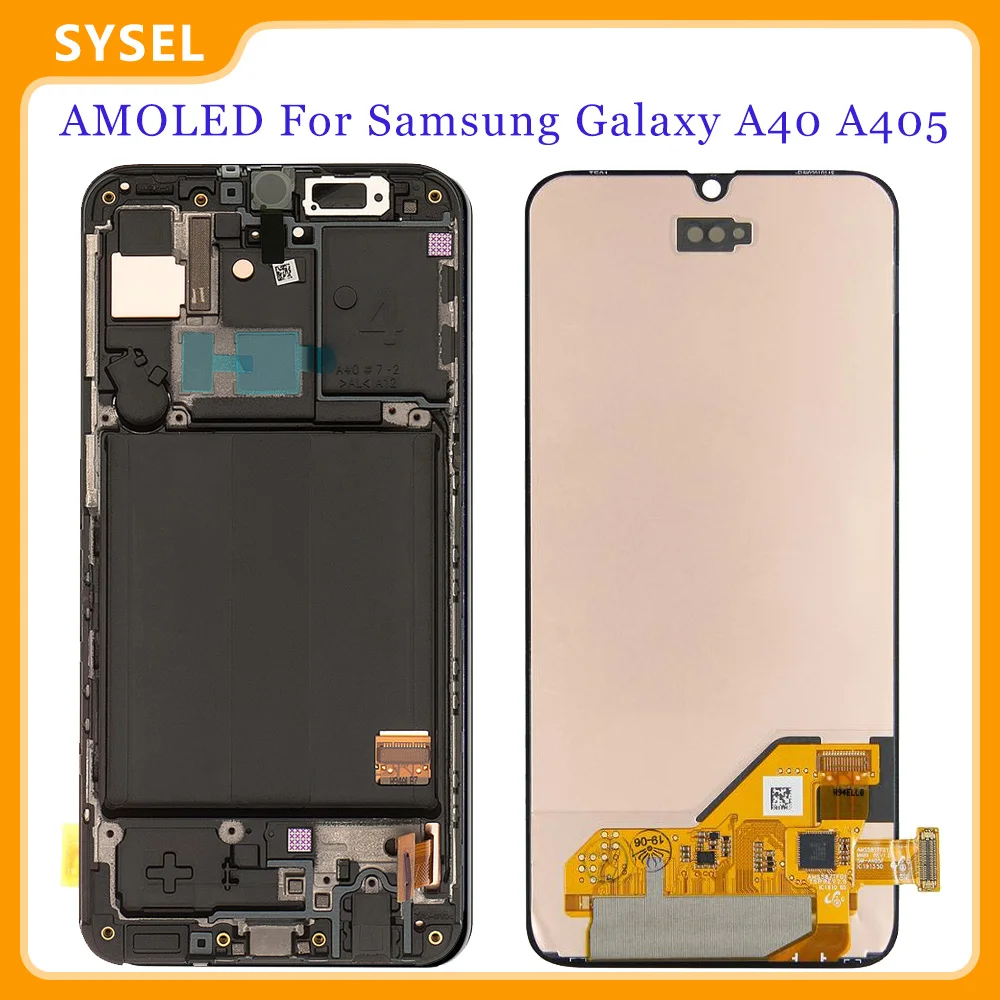 ЖК дисплей для Samsung Galaxy A40 2019 A405 A405F A405FN/DS экран с дигитайзером сенсорная панель