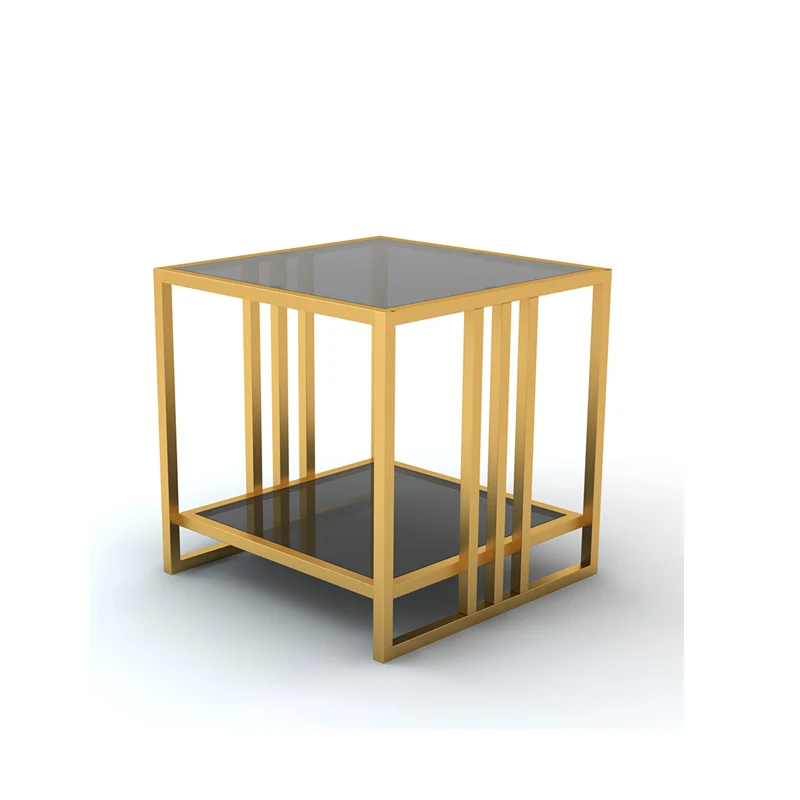 Стеклянный угловой столик домашнее украшение простой диван маленький чайный для