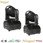 Светодиодный прожектор с эффектом луча, сценический Точечный светильник с движущейся головкой, 2 шт.лот, 10 Вт, для диджея, вечеринки, ночного клуба