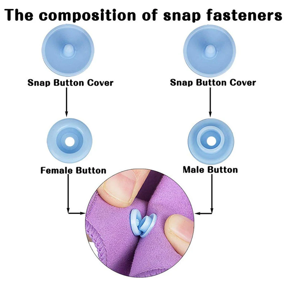 U-образные плоскогубцы для застежек 360 наборов защелок с защелками Набор