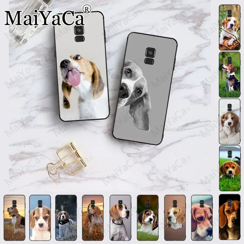 Мягкий силиконовый чехол Beagle dog для samsung Galaxy A10 A8 A30S A20E A51 A40 A10s A9 A30 A50 A70|Бамперы| |