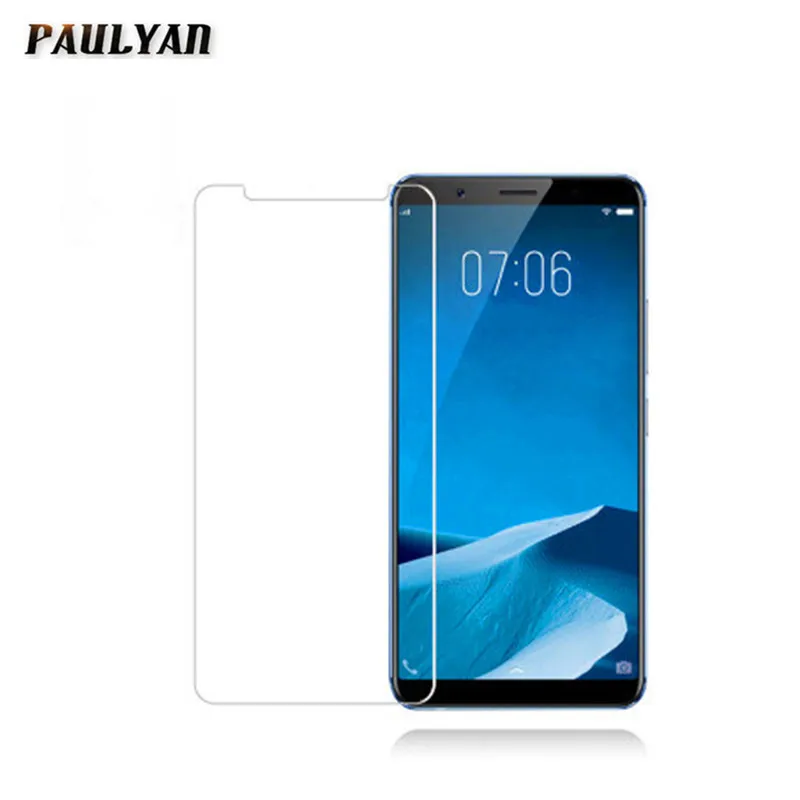 1 шт. протектор экрана стекло Vivo V7 V9 V5 закаленное стекло для Vivo V7 V5 Plus стеклянная защитная пленка против царапин для Vivo Y75 Стекло Телефона