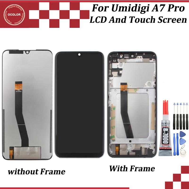 Ocolor для Umidigi A7 Pro ЖК дисплей и кодирующий преобразователь сенсорного экрана в