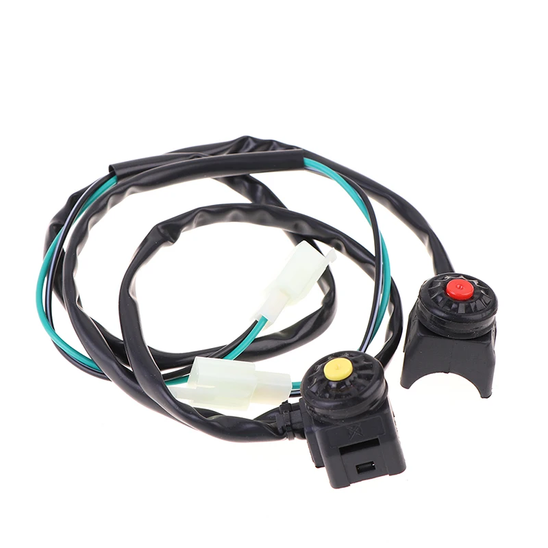 

Универсальный переключатель для мотоцикла, красная кнопка рупорный стартер для внедорожника, квадроцикла, мотовездехода аксессуары желты...