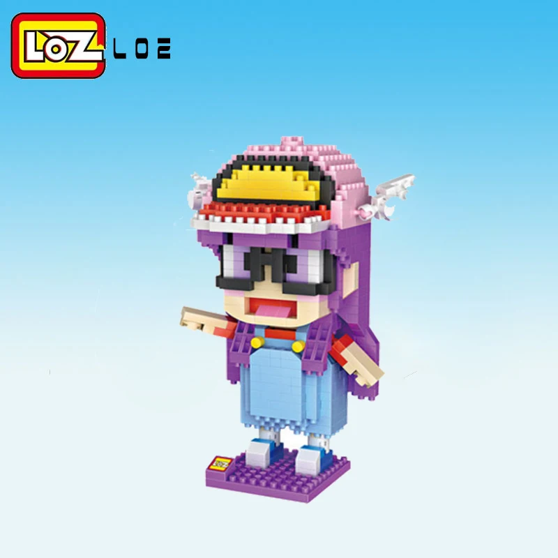 LOZ алмазные блоки курьер медведь детская сборная игрушка для детей строительные