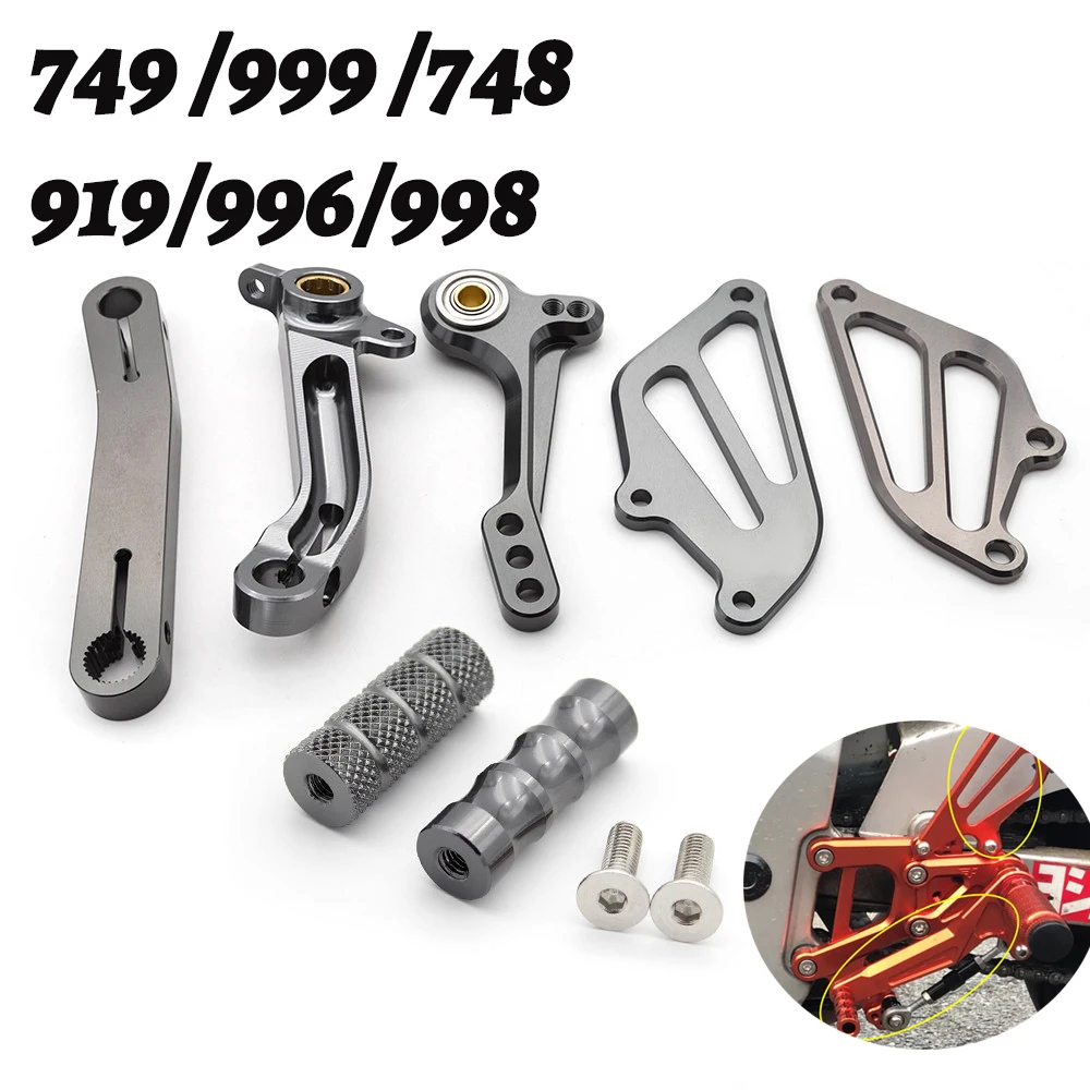 Для Ducati 749/999/748/919/996/998 алюминиевый мотоциклетный задний педаль тормоз задняя