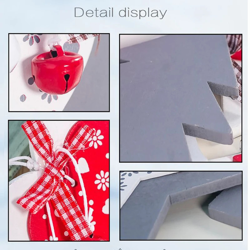 Новогодняя натуральная Деревянная Рождественская елка украшение деревянные