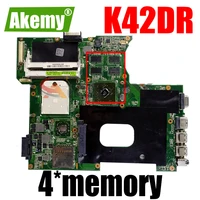 akemy for asus k42dy a42d x42d k42dr k42d k42de loptop motherboard mainboard with video card 4memory tested 100 work
