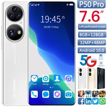 new phone P50PRO7. 3-inch screen 8GB+128GB large memory 32MP+48MP ultra-high pixel 6500 ma battery life strong multi-function