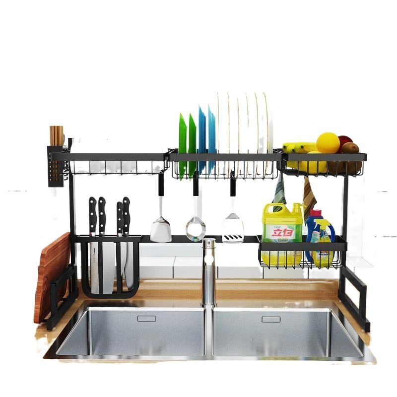 Accessories Afdruiprek Sink Sponge Holder Etagere Stainless Steel Mutfak Cozinha Organizador Cocina Cuisine Kitchen Organizer | Дом и сад