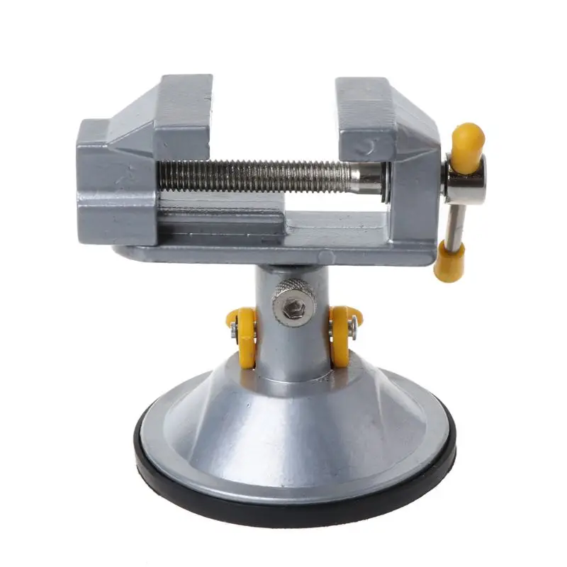360 градусов Фиксированная Рама присоска зажим регулируемые настольные тиски
