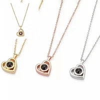 stylish neck chain attractive anti deform exquisite valentines heart clavicle necklace necklace necklace
