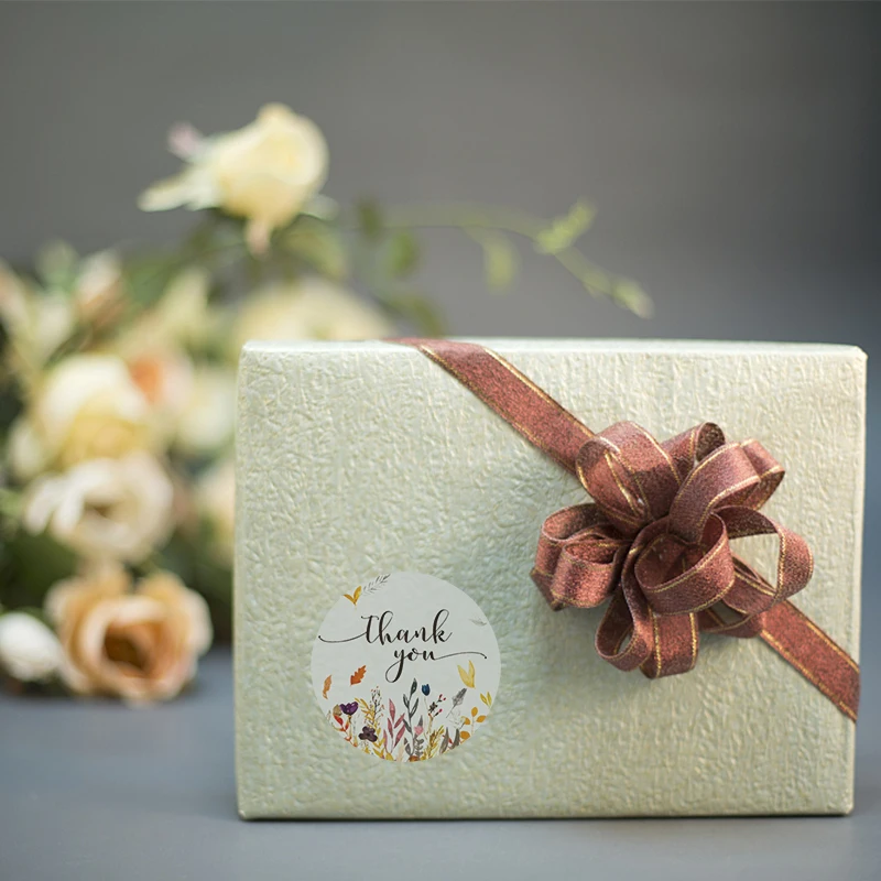 500 шт./рулон цветочные этикетки 1 дюйм|Украшения своими руками для вечеринки| |