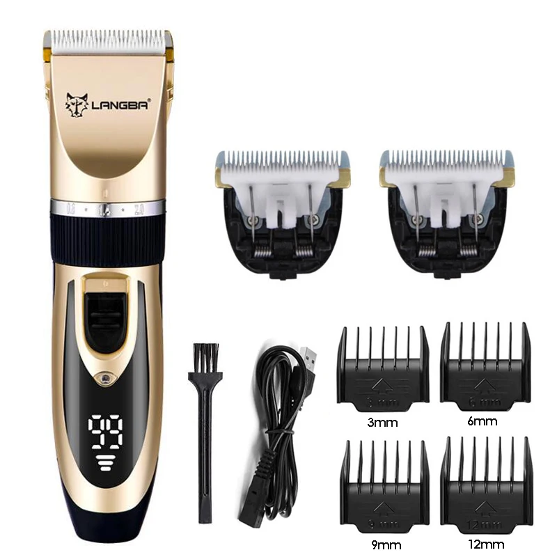 Электрическая машинка для стрижки домашних животных профессиональный набор