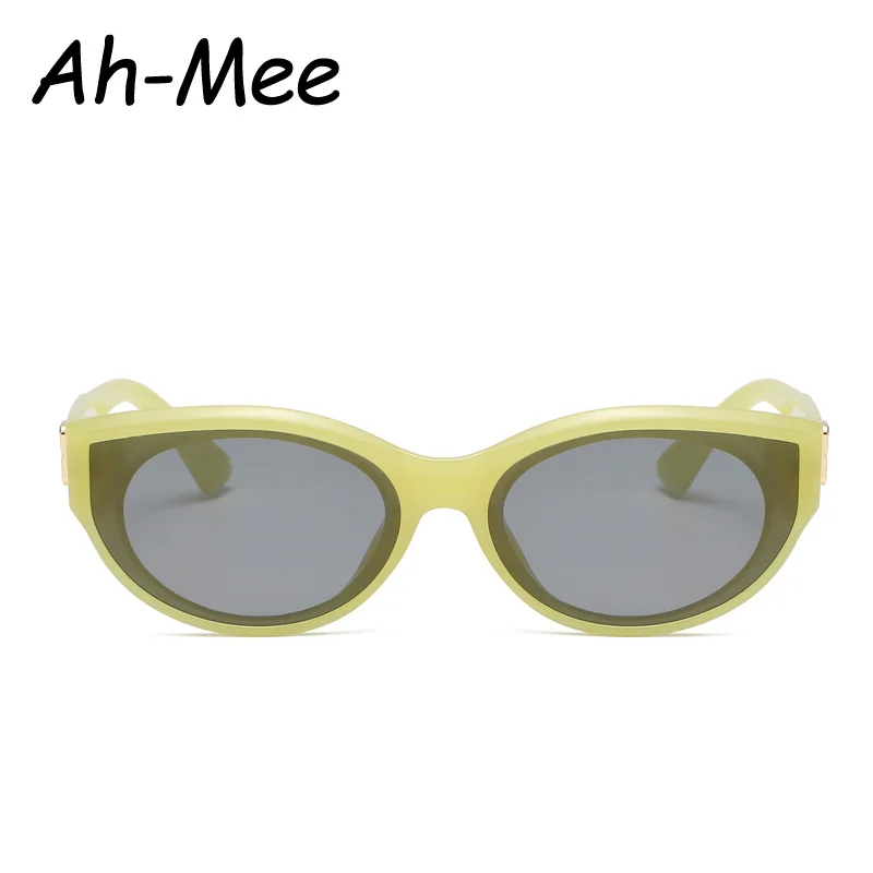 

Small Cat Eye Women's Sunglasses Male 2021 Retro Plastic Frame Yellow Black Vintage Trendy Cateye Sun glasses Shades oculos