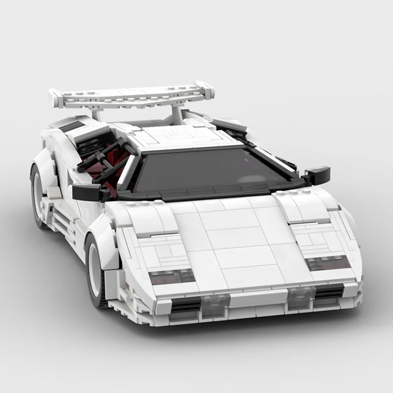 

2021 New Countach LP5000 QV Hypercar Super Racing Car Fit Lepinings Technic MOC-57851 Model Building Blocks Toy Birthday Gifts