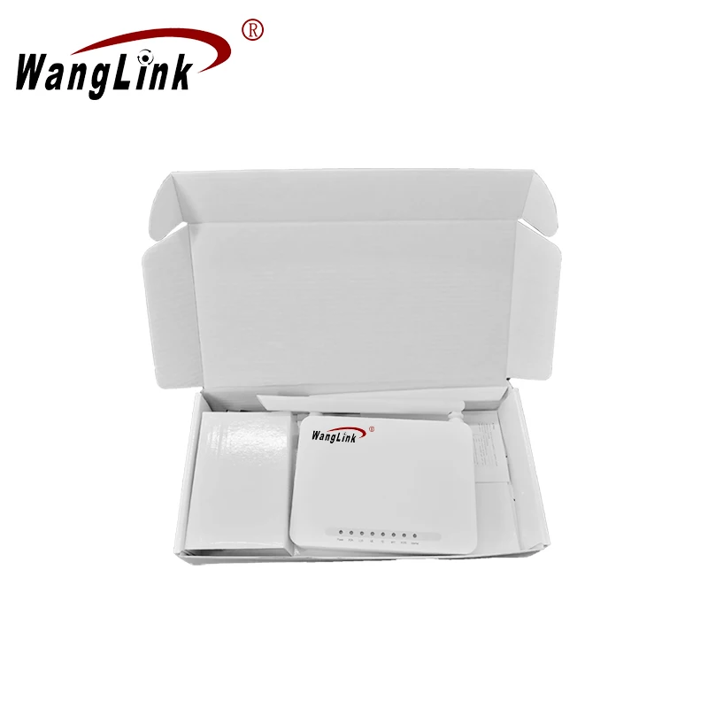 Wanglink XPON ONU ONT Optik Ağ terminали 1GE + 1FE 1 POTS 2 Ethernet LAN bagan lanti noktasi GEPON ONU|Оптоволоконное