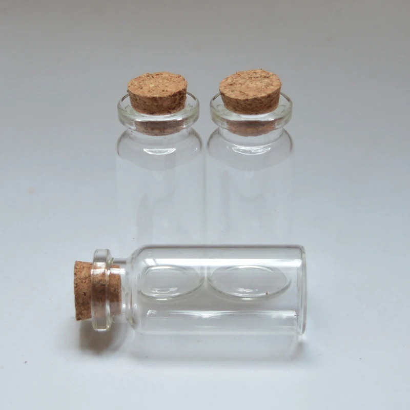 10pcs Mini Glass Bottles 50x22mm Vials Charms Pendants Clear Transparent Cork Crafts DIY Home Decoration | Красота и здоровье