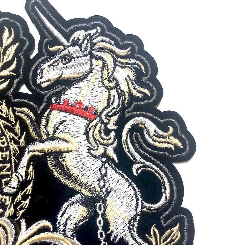 1 шт классный с аппликацией в виде животного лошади вышивкой Лев пришить нашивки