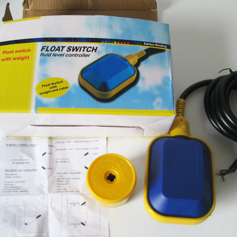 Поплавковый выключатель с кабелем регулятор уровня воды | Обустройство дома
