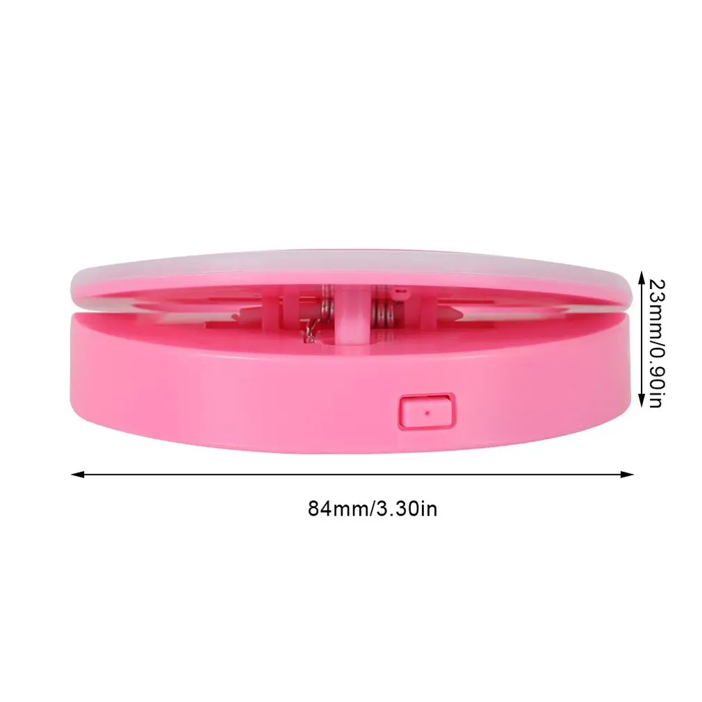 

Mobile Phone Clip Selfie LED Auto Flash For Cell Phone Smartphone Round Portable Selfie Flashlight Mini Camera Flashlight