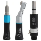 Стоматологический низкоскоростной наконечник, комплект наконечников, прямой нос, контрульный Воздушный Двигатель, бордюр, 2 отверстия, B2, соотношение 1:1, черный Bode