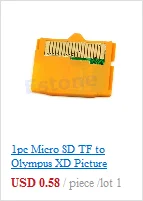 1 шт. Micro SD TF для Olympus XD изображение карта памяти адаптер до 4G 8 Гб