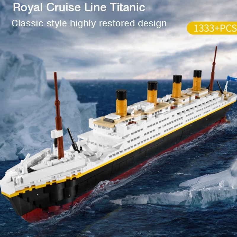 Конструктор из известного фильма сделай сам SY BLOCK Титаник морской транспорт