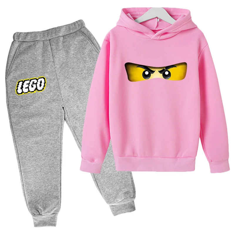 

New children girl clothes suit spring and autumn warm sweatshirt kids suit children boys and girls baby hoodies + pants 2-piece